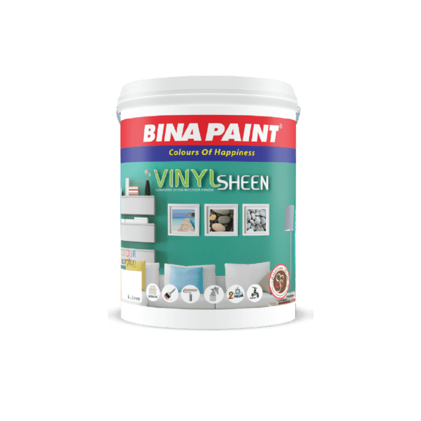 Bina Vinyl Sheen ( Cat Dalaman Boleh Cuci & Separa Berkilat)