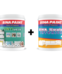 Bundle Bina Vinyl Sheen ( Cat Dalaman Boleh Cuci & Separa Berkilat) + Sealer