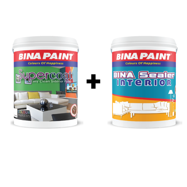 Bundle Bina Supercoat ( Cat Dalaman kemasan matte) + Sealer